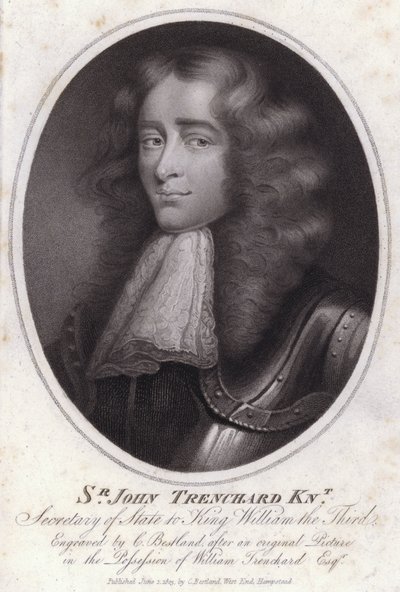 Sir John Trenchard, homme politique anglais et secrétaire d