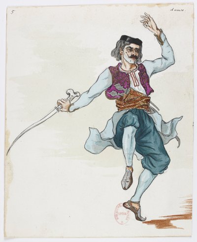 Holmès - La montagne noire - costume designs by Charles Bianchini - 05. Danse - Charles Bianchini