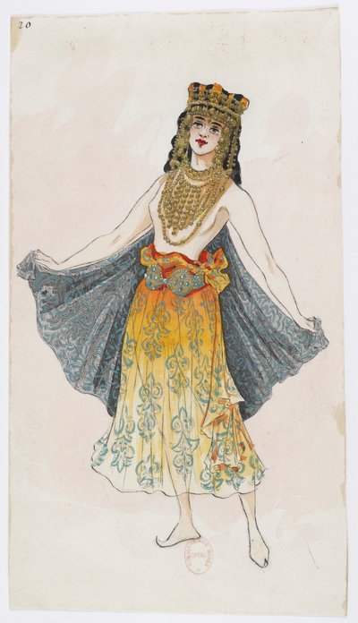 Holmès - La montagne noire - costume designs by Charles Bianchini - 20. (Costume) - Charles Bianchini