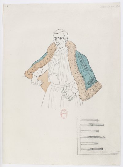 Holmès - La montagne noire - costume designs by Charles Bianchini - 27. (Costume) - Charles Bianchini