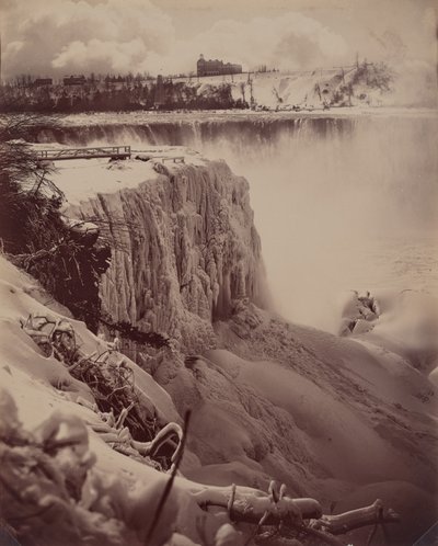 Frozen Falls,c. 1880 (photo) - Charles Bierstadt