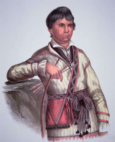 Mistippee, fils de Yoholo-Micco, chef du peuple Creek, d