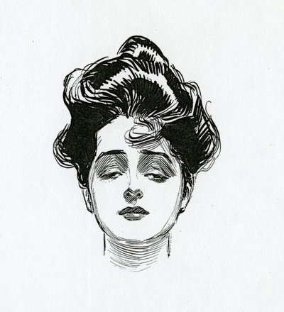 Une fille Gibson, c.1902 - Charles Dana Gibson