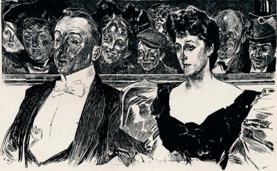 Au théâtre, vers 1876-1898, 1898 - Charles Dana Gibson