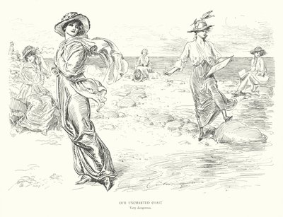 Notre côte inexplorée, très dangereuse - Charles Dana Gibson