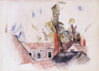 Toits et arbres - Charles Demuth