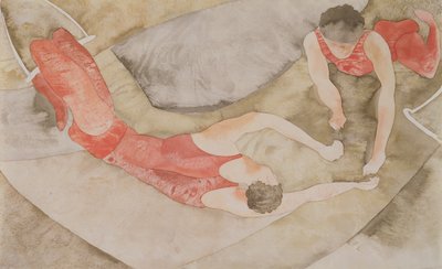 Deux trapézistes rouges, 1916 - Charles Demuth