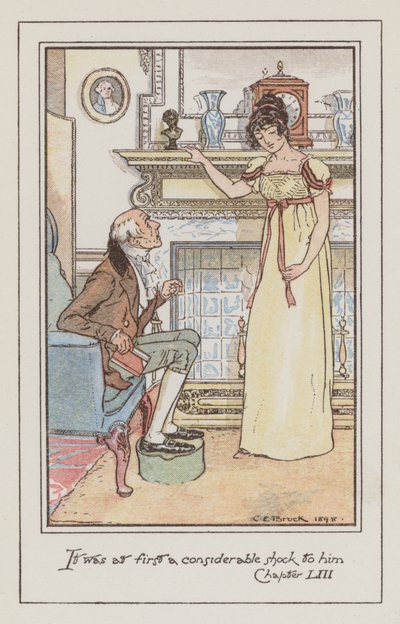 Illustration pour Emma de Jane Austen - Charles Edmund Brock