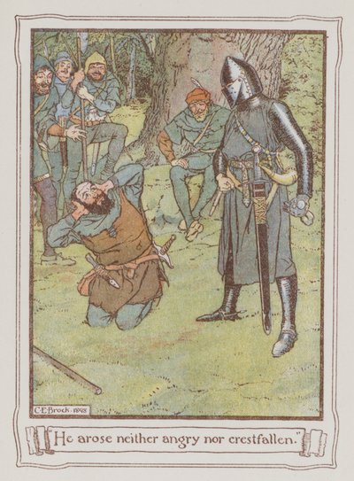 Illustration pour Ivanhoé de Sir Walter Scott - Charles Edmund Brock