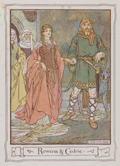 Illustration pour Ivanhoé de Sir Walter Scott - Charles Edmund Brock
