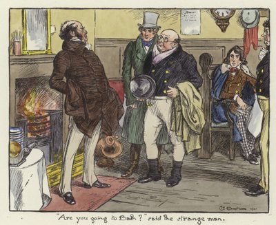 Illustration pour les Papiers Pickwick - Charles Edmund Brock
