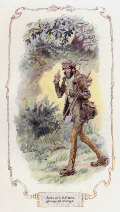 Isaac est un personnage grand, maigre et sombre - Charles Edmund Brock