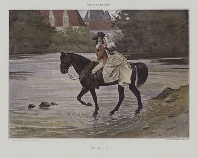 En Croupe - Charles Edouard Delort