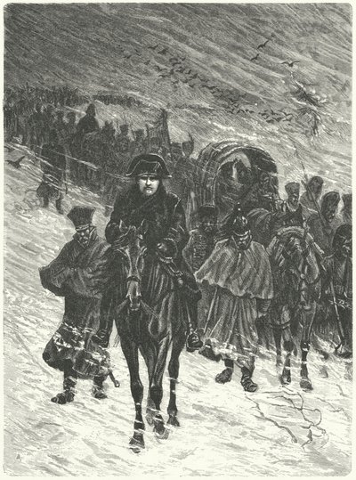 La retraite de Napoléon de Moscou - Charles Edouard Delort
