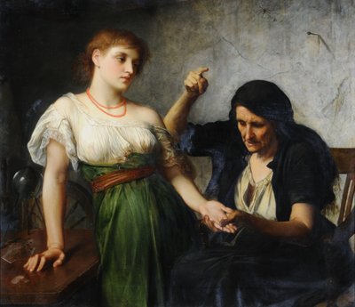La Diseuse de bonne aventure - Charles Edward Halle