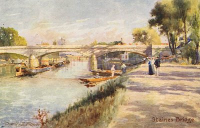 La Tamise : Pont de Staines - Charles Edwin Flower