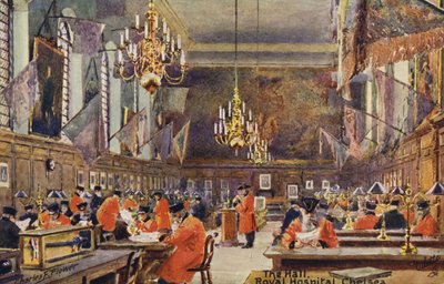 La salle, Hôpital Royal de Chelsea - Charles Edwin Flower