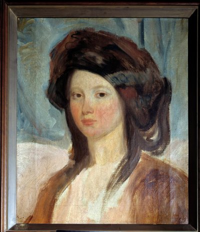 Portrait de Juliette Drouet (1806-1883), actrice et maîtresse de Victor Hugo - Charles Emile Callande de Champmartin
