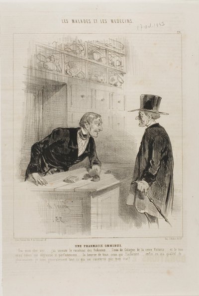 Une pharmacie pour chaque besoin (planche 24) - Charles Emile Jacque
