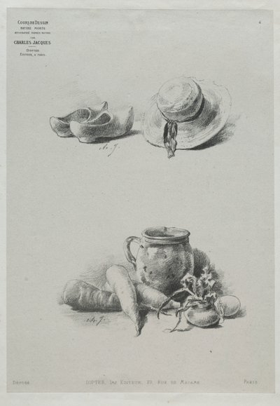 Nature morte - Charles Emile Jacque