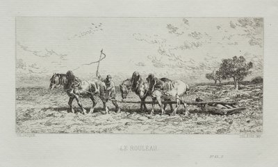 Le Rouleau - Charles Emile Jacque