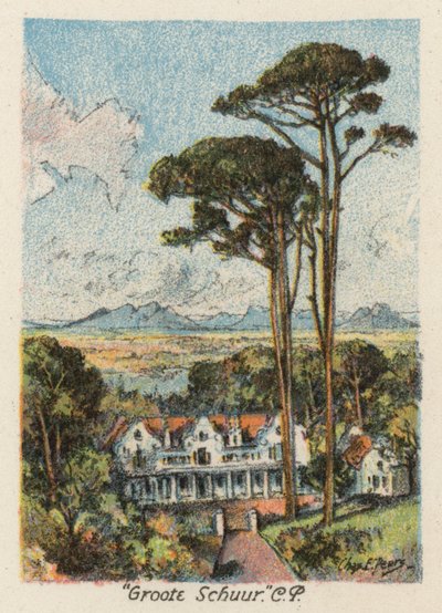 Afrique du Sud: "Groote Schuur," CP - Charles Ernest Peers