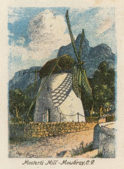Afrique du Sud : Moulin de Mostert, Mowbray, CP - Charles Ernest Peers