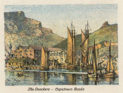 Afrique du Sud : Les Snoekers, quais du Cap - Charles Ernest Peers