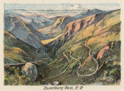 Afrique du Sud : Zwartberg Pass, CP - Charles Ernest Peers
