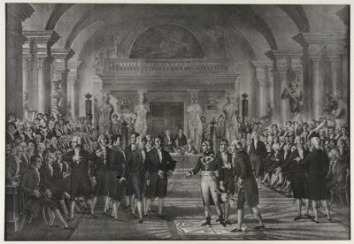 Réception de Napoléon Bonaparte à l