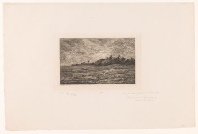Paysage avec du bétail paissant et des lapins - Charles Francois Daubigny