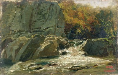 La cascade - Charles Francois Daubigny
