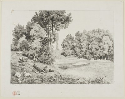 Vue Prise à Bas-Meudon - Charles Francois Daubigny