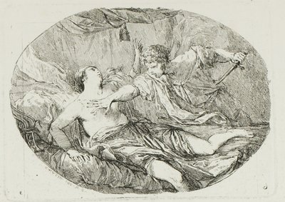 Tarquin et Lucrèce - Charles Francois Hutin