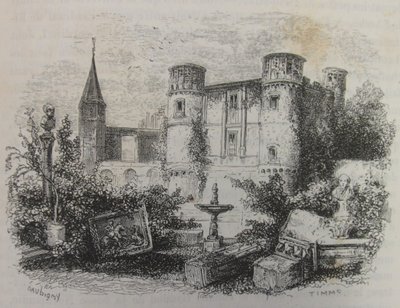 Château de Gaillon en ruines - Charles Francois Daubigny