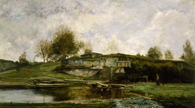 Sluice dans la vallée d