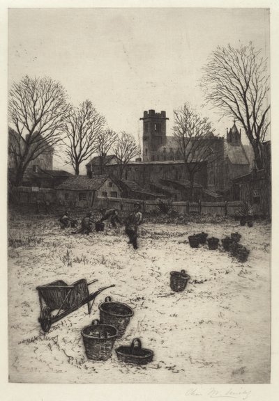 Sans titre (Scène de jardin) - Charles Frederick William Mielatz