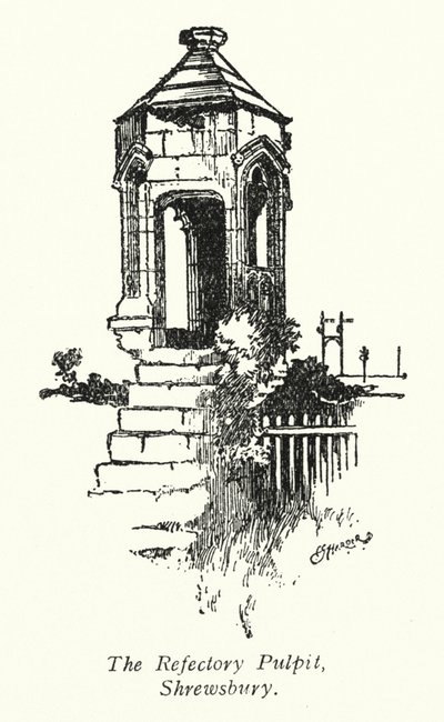 La chaire du réfectoire, Shrewsbury - Charles George Harper