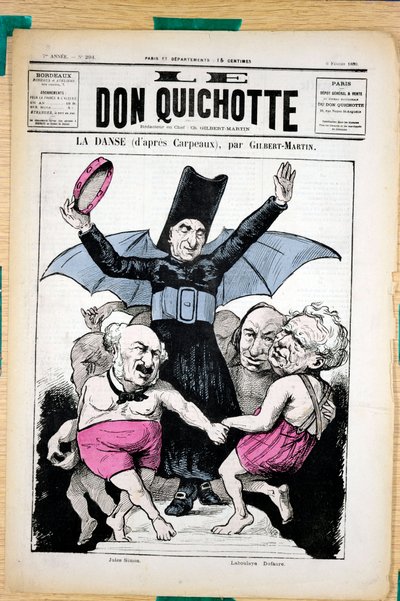 Couverture de "Le Don Quixote", numéro 294, Satirique en Couleurs - Charles Gilbert Martin