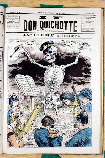 Couverture de Le Don Quichotte, numéro 422, Satirique en couleurs - Charles Gilbert Martin