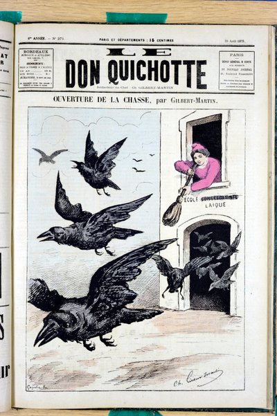 Couverture de "Le Don Quixote", numéro 271, Satirique en Couleurs - Charles Gilbert Martin