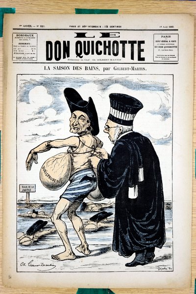 Couverture de "Le Don Quixote", numéro 321, Satirique en Couleurs - Charles Gilbert Martin