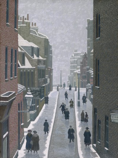 Flask Walk, Hampstead - Charles Ginner