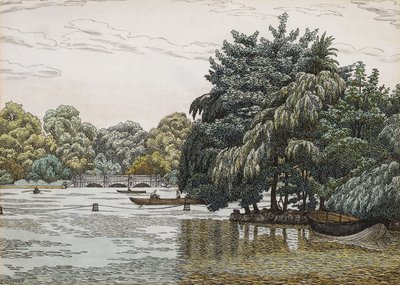 La Serpentine, Hyde Park - Charles Ginner