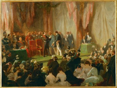 Louis Napoléon Bonaparte, prince président puis empereur III ... (huile sur toile) - Charles Giraud