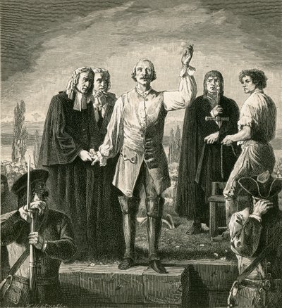 Exécution du Major Davel - Charles Gleyre