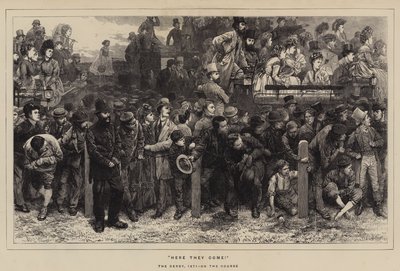 Les voilà!, le Derby, 1871, Sur le parcours - Charles Green