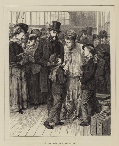 À la maison pour les vacances - Charles Green