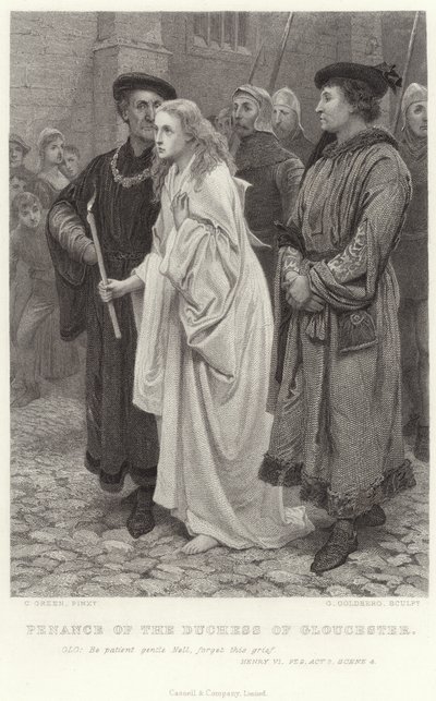 Pénitence de la duchesse de Gloucester, Henri VI, Pt 2, Acte 2, Scène 4 - Charles Green