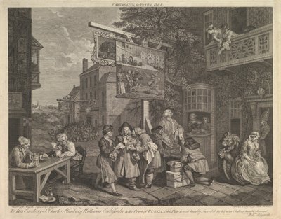 Campagne pour les votes, Planche II : Quatre gravures d